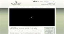 Desktop Screenshot of norcaldermatology.com
